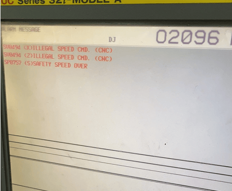 FANUC 如何处理双安全检测报警SV0494 SP0757